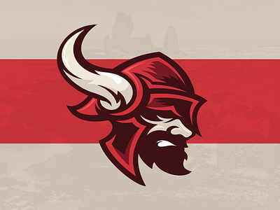 Viking graphic design logo mascot sports viking