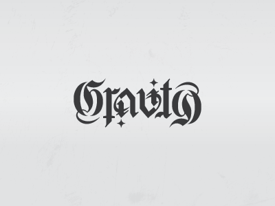 Gravity ambigram gravity logo space