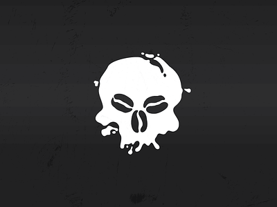 Skull & Beans coffee creamer logo skull