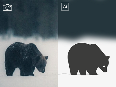 Bear animal bear branding design icon illustraion illustration logo mascot photography symbol vector