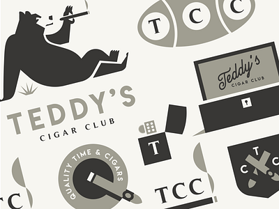 Teddy's animal bear branding character design illustration logo logodesign mascot symbol typography