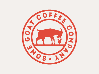 Goat Logo brand branding coffee goat logo