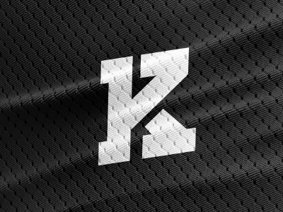 PK Logo basketball design logo minimal