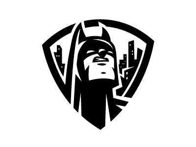 Batman Logo batman bw logo