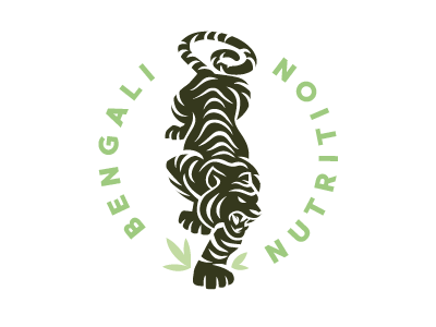 Bengal Tiger Logo bengal big brand branding cat logo nutrition tiger