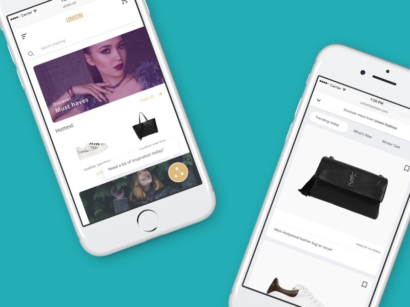 Qubit Aura - mobile web shopping discovery app by Giovanni Luperti for ...