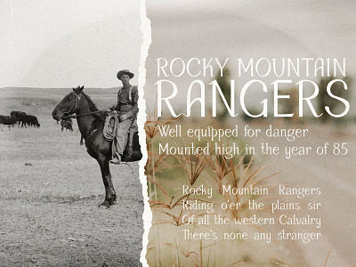 Rancho Quito elegant serif font