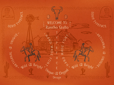 Rancho Quito elegant serif font