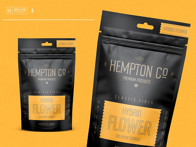 HEMPTON typeface black branding cannabis cbd design fat hamster font label packaging type typeface yellow