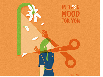 In the mood for you design graphic design illustration vector