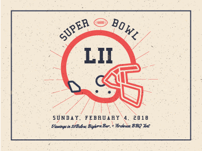 Super Bowl Save the Date