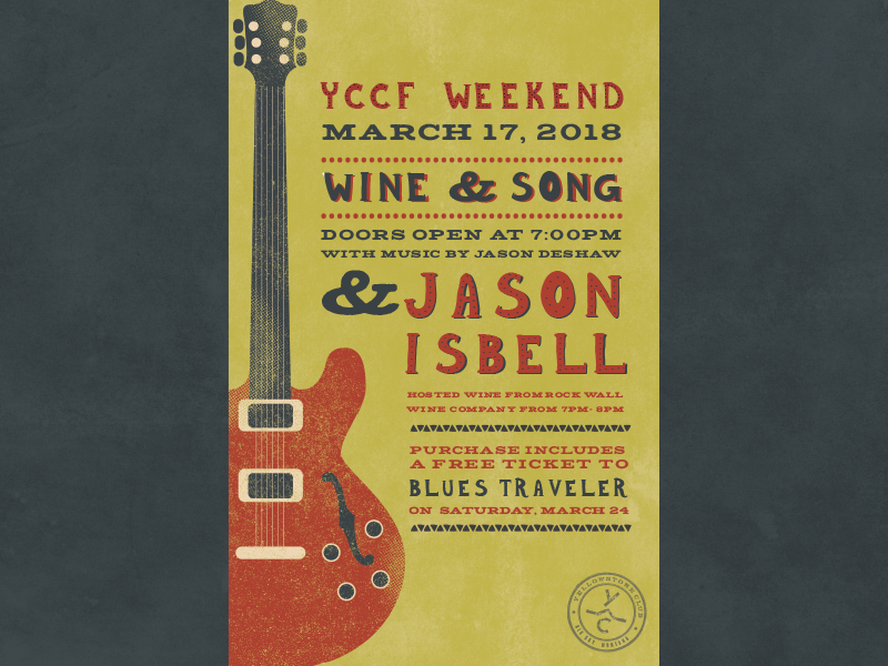 Jason Isbell Concert Poster montana nashville poster design gig poster texture guitar jason isbell country