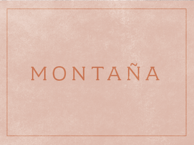 MONTAÑA 406 big sky montana mt texture type