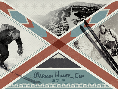 Warren Miller Cup Flag 2019 flag flag design mountain skiing skis warren miller