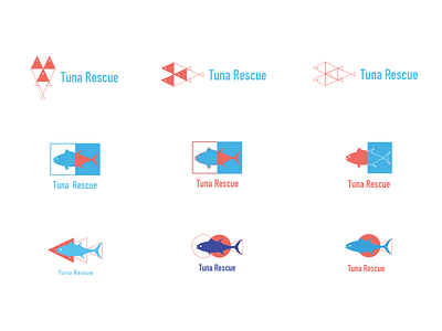 Tuna Rescue branding graphic design logo