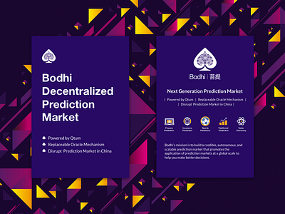 Blockchain project Bodhi - Flyer