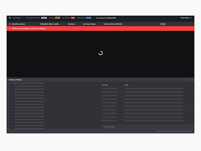 Camunda Operate - Instance Details bpmn design loading screen ui ux web
