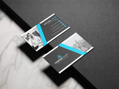 Business Card Design branding business business card clean company card contact corporate creative design double sided finance graphic design information minimal name card print ready professional template unique visiting card