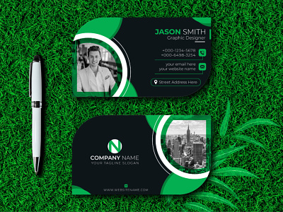 Die-Cut Business Card Design banner branding business business card company corners corporate creative design die cut graphic design individual information marketing name new professional rounded shapes visiting
