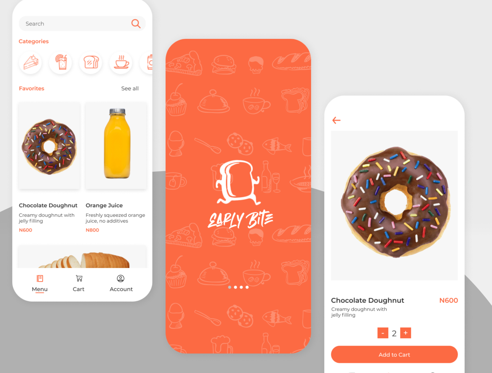 Early Bite App by Stephen Lawani on Dribbble