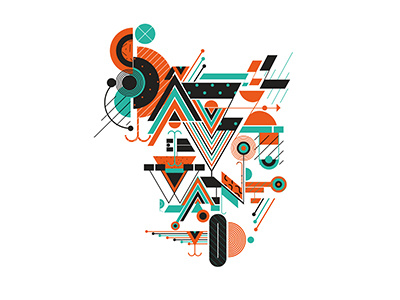 Spazz if you want to design experimental flat lettering spazz if you want to typography vector