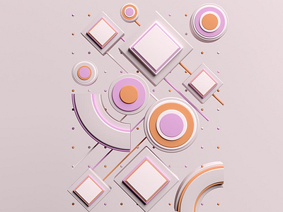 Pastel shapes