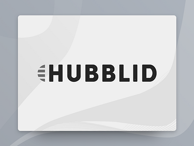 Hubblid Logo 3 app brand business corporate design hello hub icon logo work workplace world