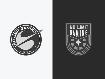 No Limit Gaming Branding 2 brand cool future game icon limit logo no poker space sport sports