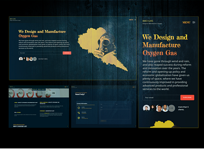 parallax react landing page app design web design website design