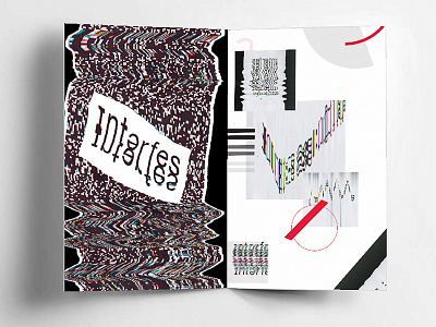 Interfes Brand Guide design magazine print publication design typography
