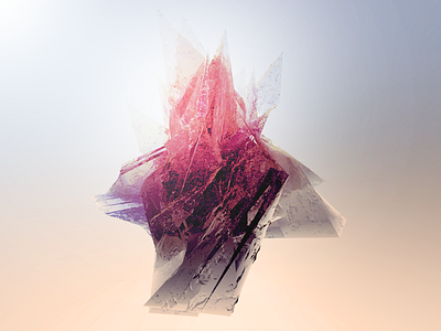 Chrystal Rock 3d abstract chrystal cinema4d glass ice maxon rock