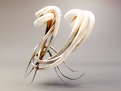 K 36daysoftype 3d abstract cinema4d photoshop