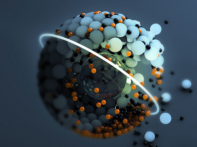 Safe 3d ball balls c4d cinema4d eye mograph safe world