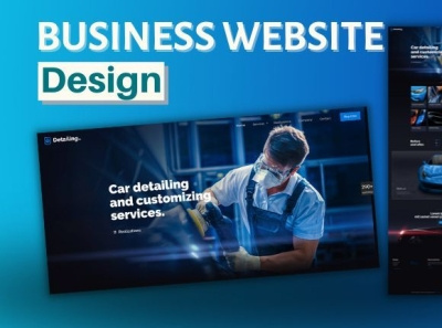 Business Website Design business website design elementor pro graphic design ui