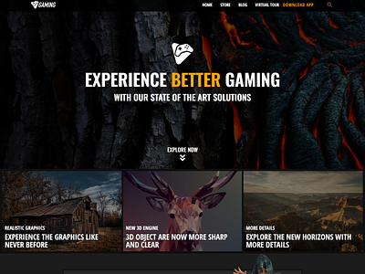 Gaming Agency Website Design