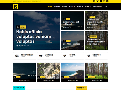 WordPress Blog Design