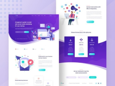 Digital Marketing Agency Landing Page Design 3d animation branding business website design elementor pro graphic design illustration logo motion graphics ui vector