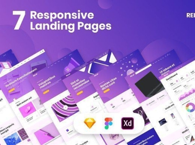 RELAP – Responsive Landing Pages - Figma Resources 3d animation branding business website design elementor pro graphic design logo motion graphics ui