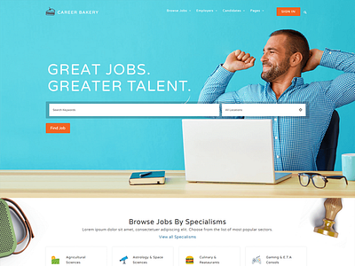 Recruitment Agency Website Design agency websit branding business website design elementor pro graphic design job board website design