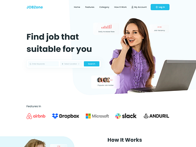 Job Finder Website Design agency websit branding business website design elementor pro graphic design job board website design job finder website design