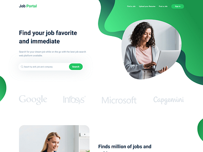 Job Finder Website Design