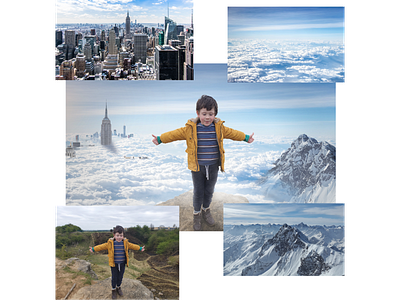 Top of the world collage