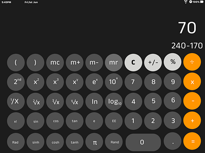 Calculator - DailyUI #004