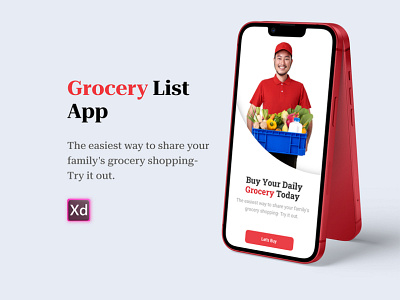 Grocery List App | UI Design