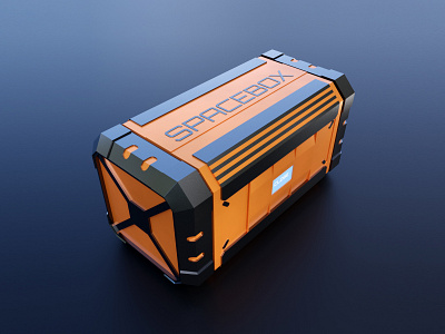 Sci-Fi Containers 3D model 3d blender blender3d container cycles future modeling sci fi space