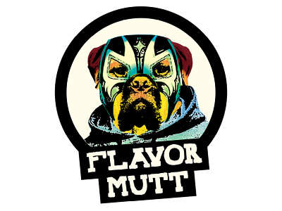 Flavor Mutt Logo design graphic design illustration logo