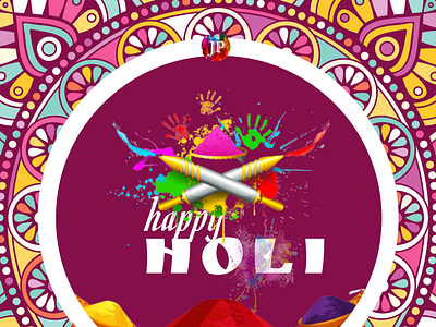 HOLI color graphic design holi illustration india indian poster