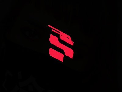 S-Dragon animal dragon letter logo logodesign minimal monogram red