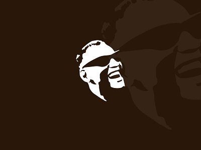 "Brother Ray" head human logo logodesign man negativespase raycharles singer