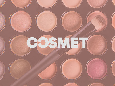 COSMET cosmetics lettering logo negativespace star typography